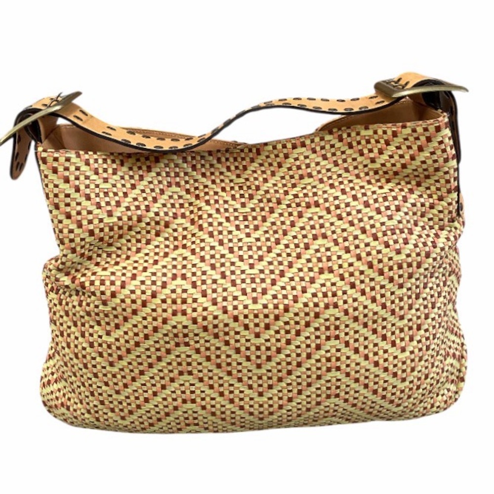 BE&D Crawford Genuine Leather Multicolor Woven Shoulder Bag